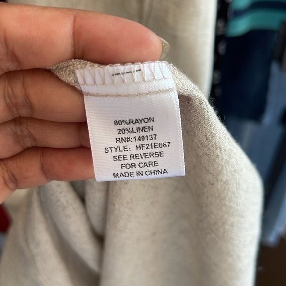 HYFVE Oversized Linen Blend Dress - Picture 6 of 6